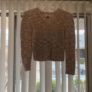 Sweater with puffy sleeves!